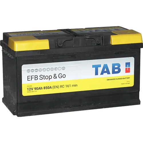 TAB EFB Stop&Go 90 А/ч 850 A о.п. 212090 / 59088 EFB - фото 4650