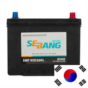 SEBANG SMF 85 А/ч 700 А о.п. SMF 95D26KL - фото 6182