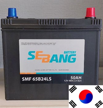 SEBANG SMF 50 А/ч 480 А о.п. 65B24LS - фото 6261