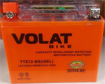 VOLAT 12 А/ч 150 А п.п. YTX12-BS - фото 7412