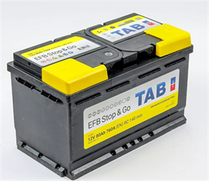 TAB EFB Stop&Go 80 А/ч 760 A о.п. 212080 / 58088 EFB