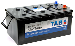 TAB Polar Truck 225 А/ч 1300 А евро. конус о.п. 951912 / 72527