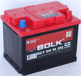 BOLK Standart 60 А/ч 500 А о.п. B 60-3-R