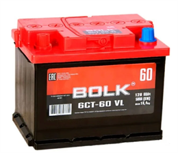 BOLK Standart 60 А/ч 500 А п.п. B 60-3-R1