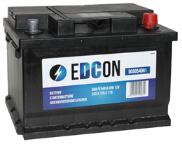 EDCON 60 А/ч 540 А о.п. низкий DC60540R1