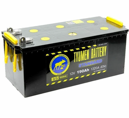 Tyumen Battery Standard 190 А/ч 1320 А п.п. вывод под болт Tyumen Battery Standard 6СТ-190.1