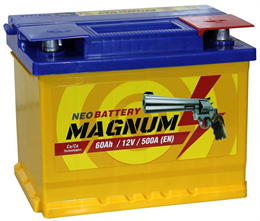 Magnum 60 А/ч 500 А о.п. 060321079R