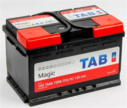 TAB Magic 75 А/ч 720 А о.п. низкий 189072 / 57510 SMF