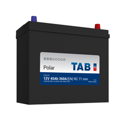 TAB Polar 45 А/ч 360 А о.п. яп. ст./тонк. кл.с переходн. 54523/84 246845