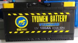 Tyumen Battery Standard 100 А/ч 830 А о.п. TNS100.0