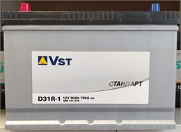 Vst Стандарт 90 А/ч 750 А п.п. яп.ст/бортик 590 311 075