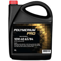 POLYMERIUM PRO 10W-40 A3/B4, 4 л plmp1040a3sl4