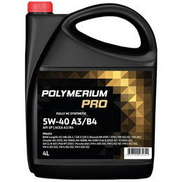 POLYMERIUM PRO 5W-40 A3/B4, 4 л plmp540a34