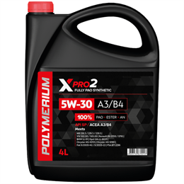 POLYMERIUM XPRO2 5W-30 A3/B4, 4 л plmx2530a34