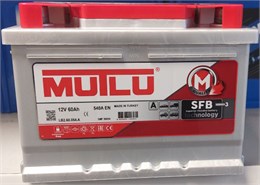 MUTLU SFB 60 А/ч 540 А низкий о.п. LB2.60.051.A / SMF 56077