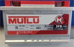 MUTLU SFB Series 3 75 А/ч 720 А низкий о.п. LB3.75.072.A / SMF 57572