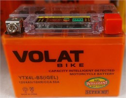 VOLAT 4 А/ч 50 А о.п. YTX4L-BS