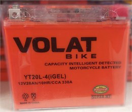 VOLAT 20 А/ч 330 А о.п. YT20L-4